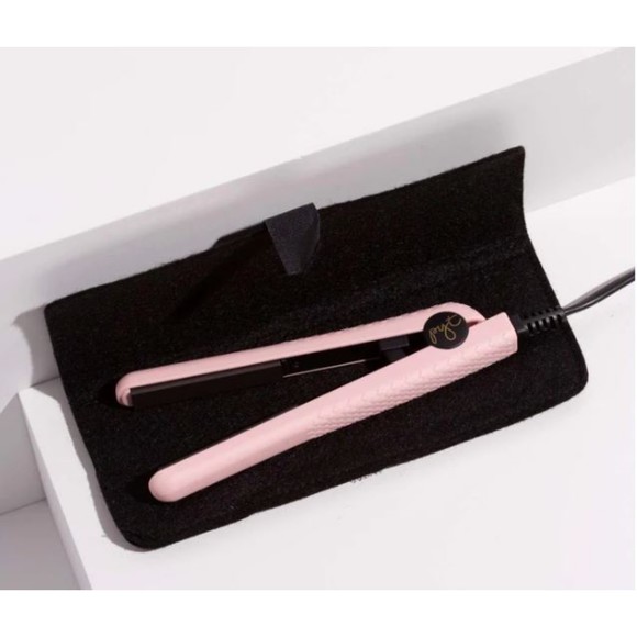 PYT Hair Pink Mini Ceramic Styling Tool Flat Iron Travel - Picture 6 of 6
